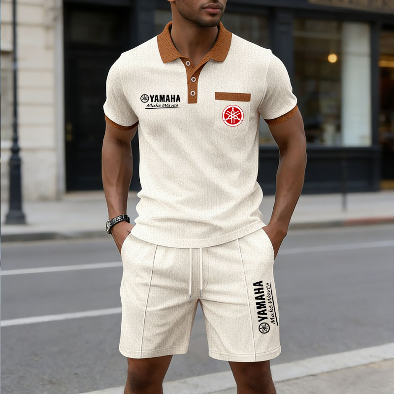 Summer Short Set - Yamaha Erkek Çok Renkli Waffle Örgü
