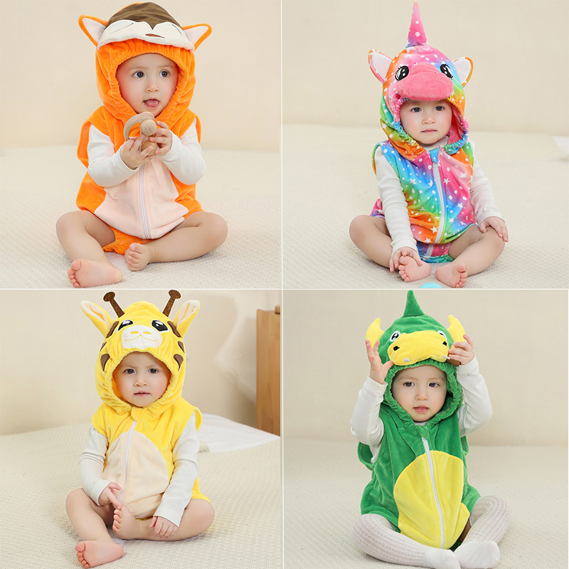 Baby Clothing For Boys - MICHLEY Karnaval Bebek Romper Bodysuit Kolsuz