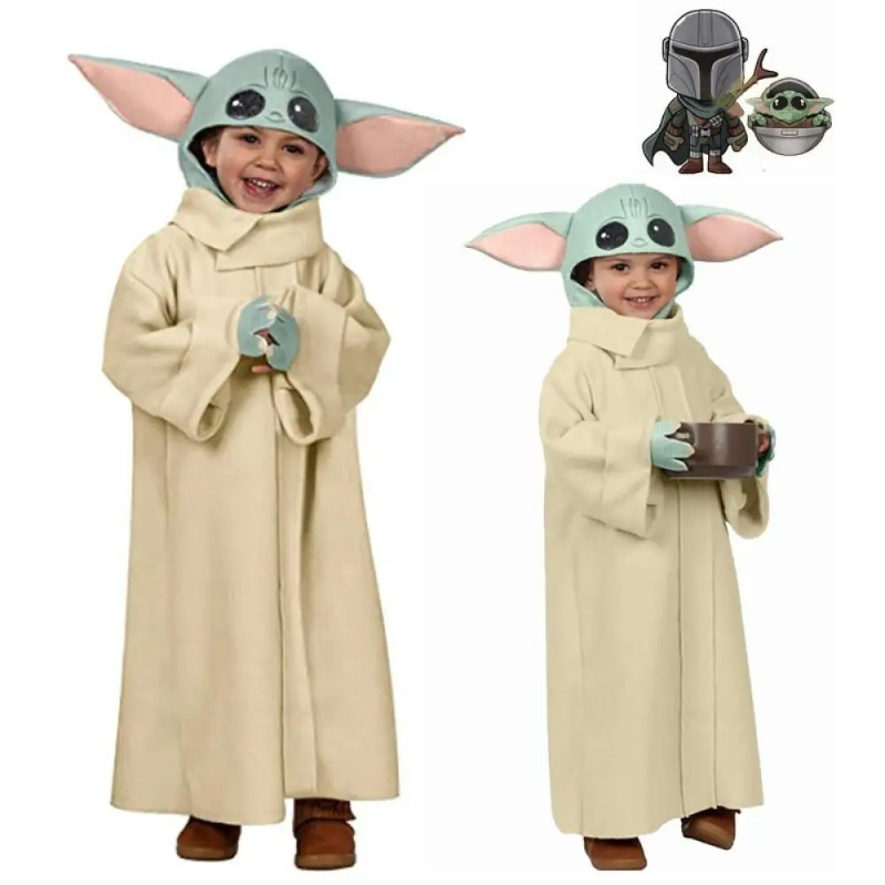 Baby Yoda Clothing - Çocuklar için Bebek Yoda Cosplay Kostümü