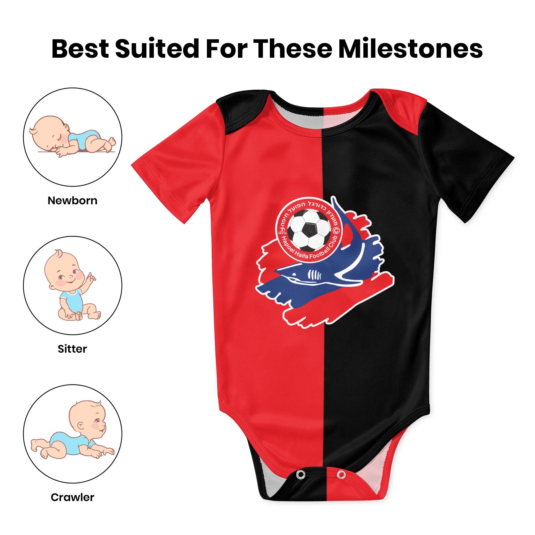 Hapoel Haifa bebek Bodysuit Un - Baby Clothing For Boys incelemesi ve fiyatı