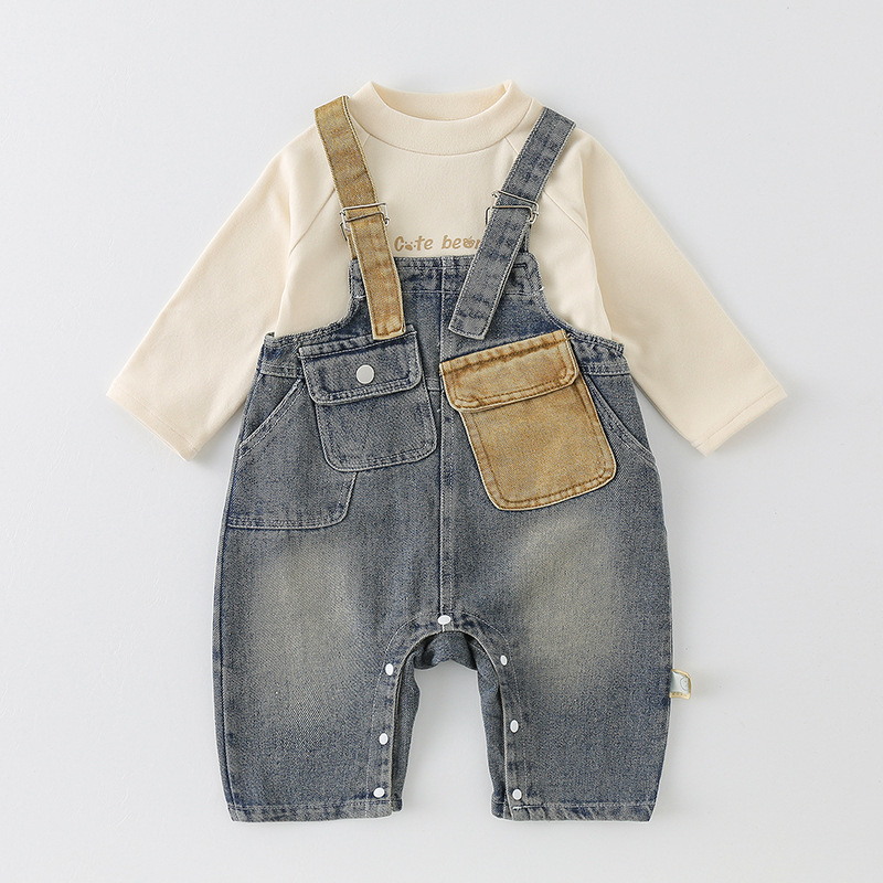 Bebek Giysileri Erkek Çocuklar - Baby Overall Denim incelemesi ve fiyatı