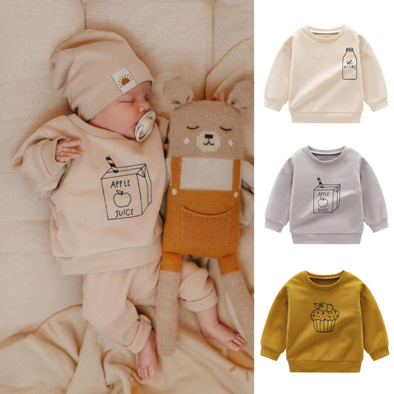 Bebek moda tişörtü o-boyun süt - Baby Clothing Organic Cotton incelemesi ve fiyatı