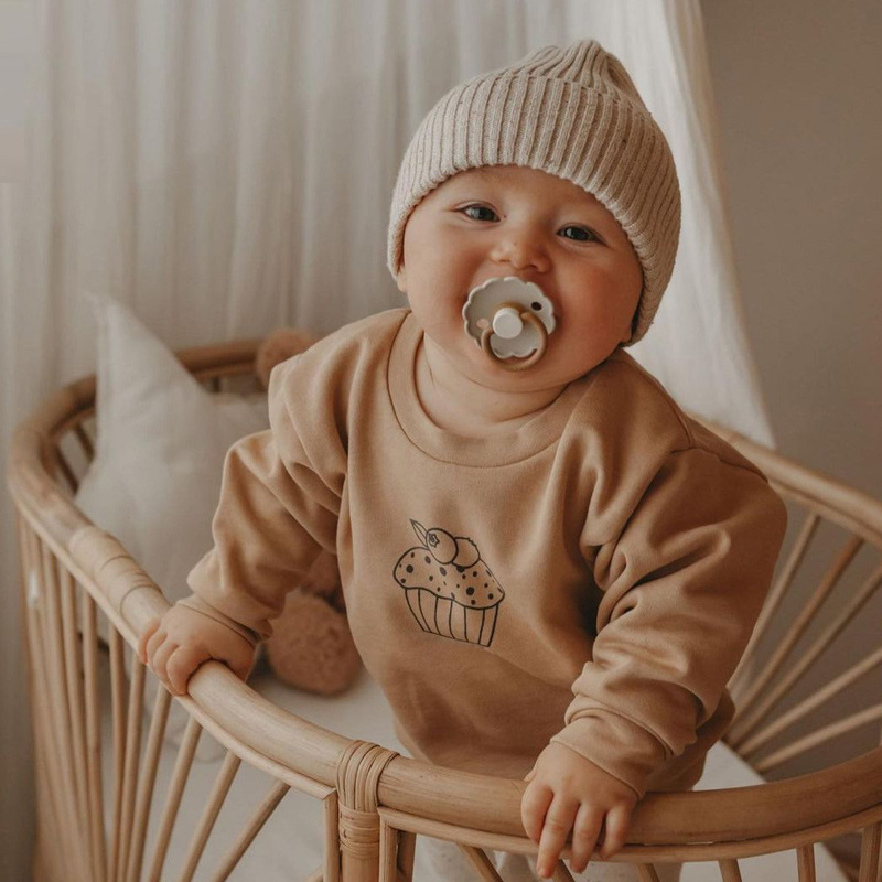Bebek moda tişörtü o-boyun süt - Baby Clothing Organic Cotton incelemesi ve fiyatı