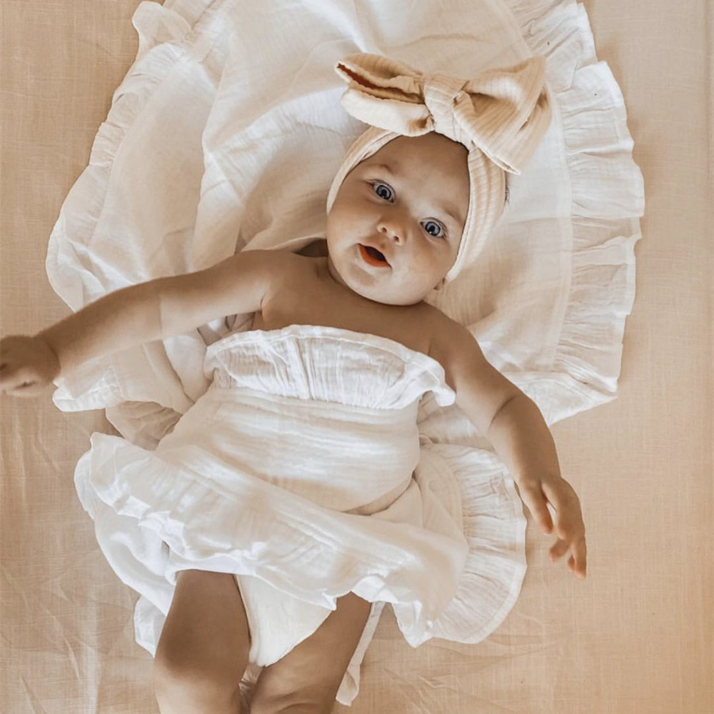 INS Ruffled Muslin Bebek Kunda - Baby Clothing Organic Cotton incelemesi ve fiyatı